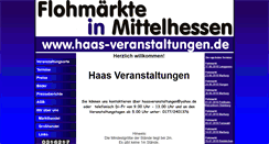 Desktop Screenshot of haas-veranstaltungen.de